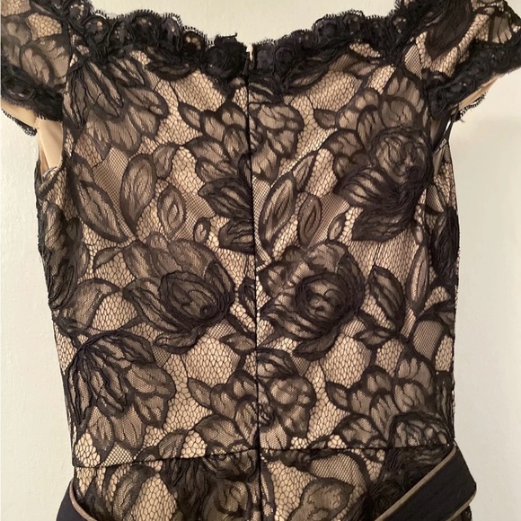 Tadashi Shoji Scalloped Lace Gown sz 2 - Picture 7 of 10